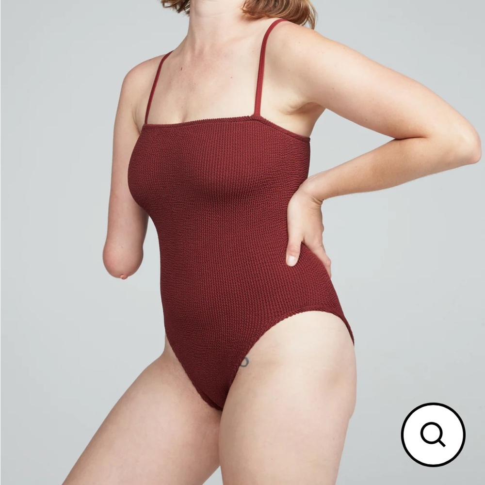 Youswim poise one piece swim suit garnet
